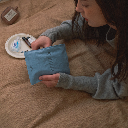 ｜HOTEL PARIS CHILL｜ Holiday Pouch (Sky)