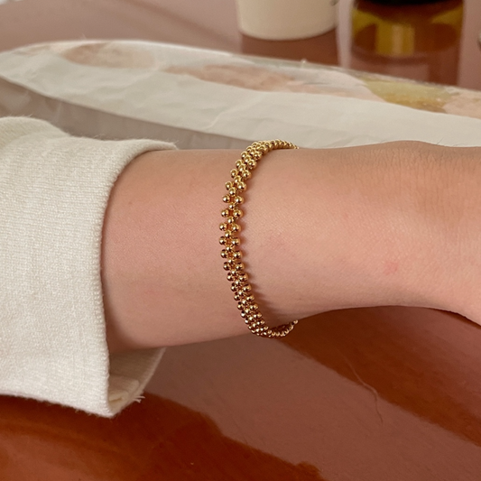 ｜SOYE PI-NE｜ Secret Silver Ball Banding Bracelet