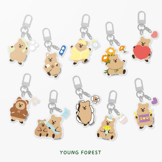 ｜YOUNG FOREST｜ Mini Keyring (10types)