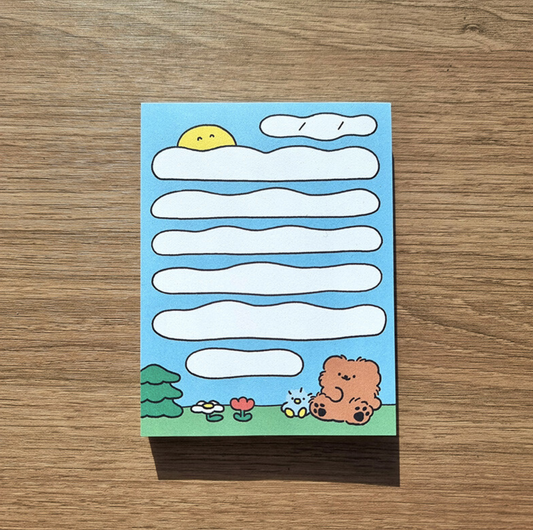 ｜PERMS｜ 구름의 모양 Memopad