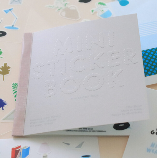 ｜Malgrecela｜ Mini Sticker Book 02