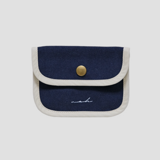 ｜noh｜ Signature Mini Wallet (Navy)