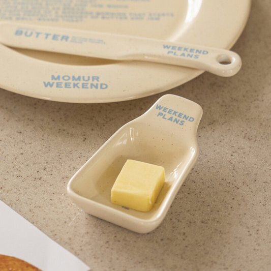 ｜momur｜ ｜Weekend 5｜ Butter Bowl (Beige)