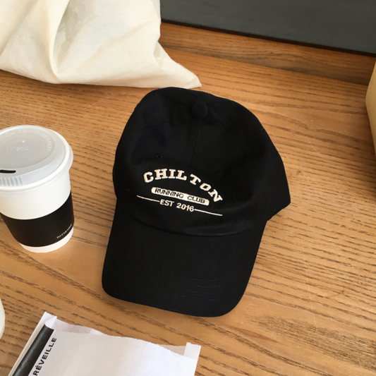 ｜98°C｜ Running Club Lettering Embroidered Ball Cap