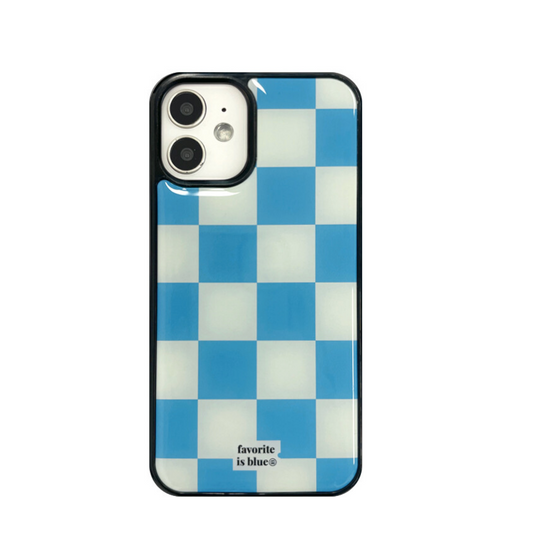｜midmaly｜ Curacao Check Epoxy Phone Case