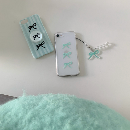 ｜Loumoi｜ Present series : Soft mint Glossy Hard Case