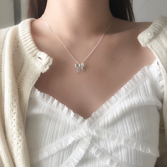 ｜moat｜ Vintage Ribbon Necklace