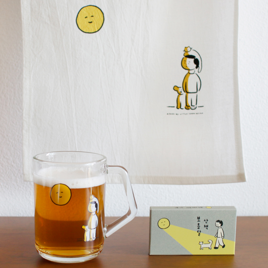 ｜LITTLE TEMPO｜ AJ Fabric Poster <보름달 산책>