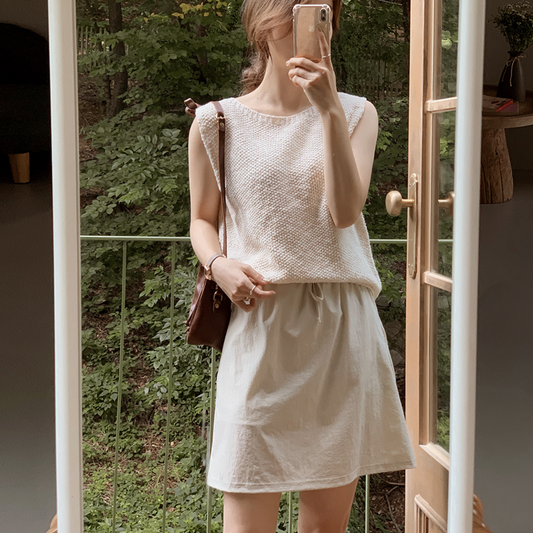 ｜SLOWAND｜ # SLOWMADE Everyday Cool Washa Skirt