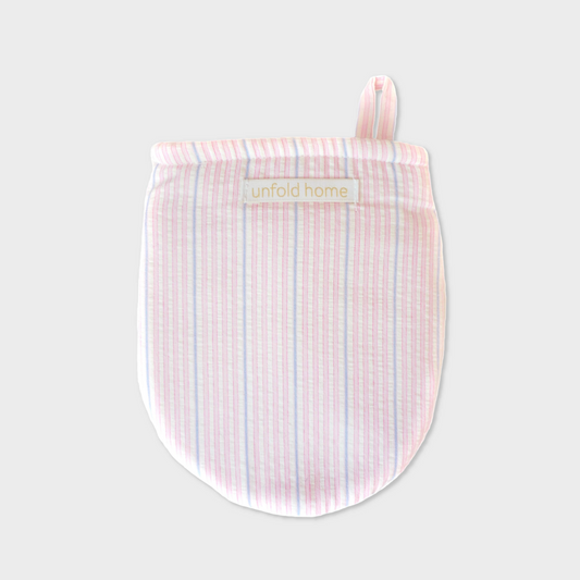 ｜unfold｜ Stripe Oven Mitt (Pink)