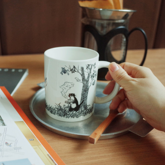 ｜HUGINN AND MUNINN｜ Tea Time Mug 350ml
