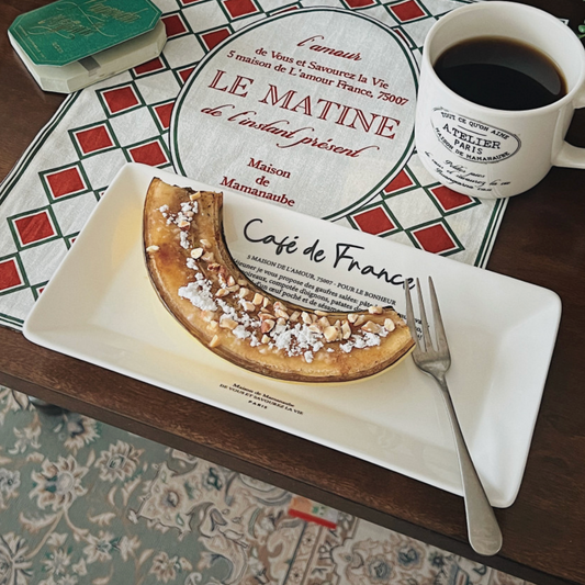 ｜MAMANAUBE｜ Cafe de France Square Plate