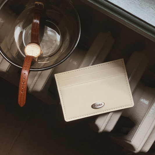 ｜SLOWAND｜ # LENTO Minimal Card Wallet (Cowhide)