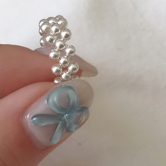｜moat｜ Ball Beads Ring (Silver925)