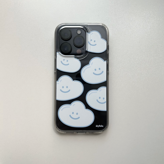 ｜skyfolio｜ Bubble Waggle Jelly Hard Phone Case