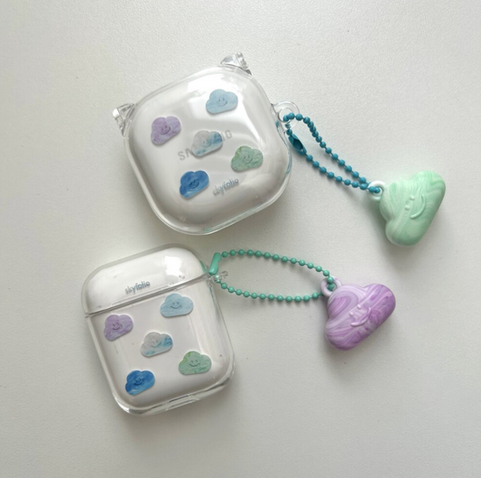 ｜skyfolio｜ Upcycle Pattern Clear AirPods Case