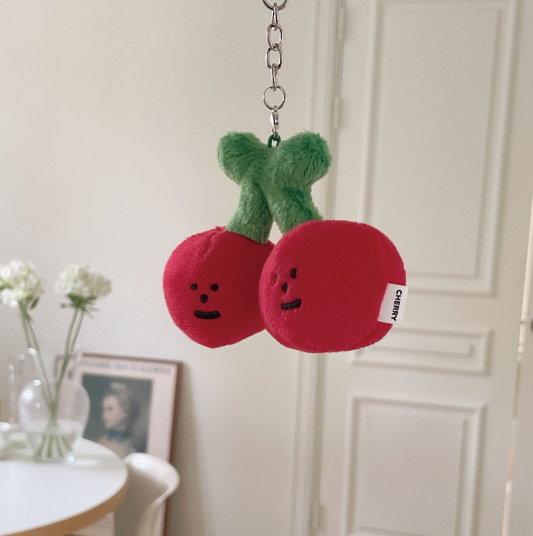 ｜malling booth｜ Cherry Face Keyring