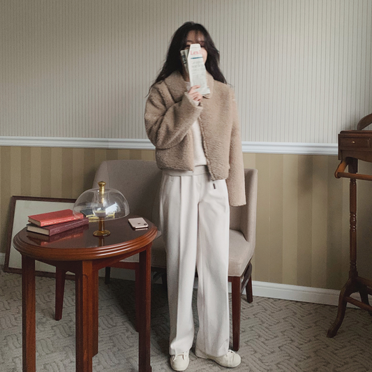 ｜SLOWAND｜ # SLOWMADE Moment Warm Pocket Winter Slacks