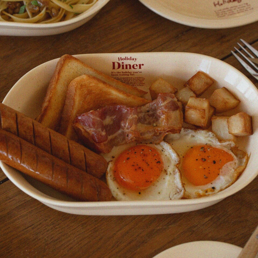 ｜momur｜ ｜weekend 7｜ Diner Oval Bowl (Butter)