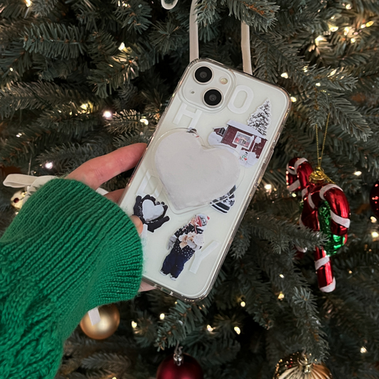 ｜Mademoment｜ Snowing Play Design Clear Phone Case (3 Types)