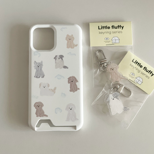 ｜two paw yard.｜ Little Fluffy Card Case