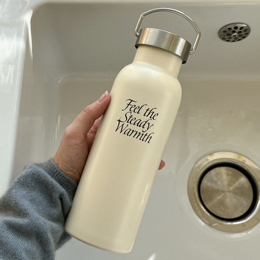 ｜Mademoment｜ Steady Warm Handle Stainless Steel Tumbler 510ml (Gift Pouch)