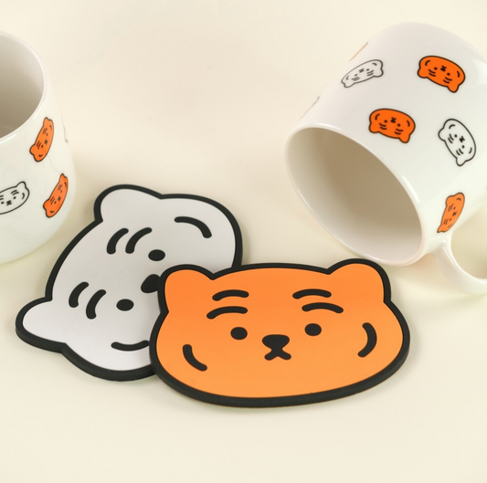 ｜MUZIK TIGER｜ Tiger PVC Cup Coasters