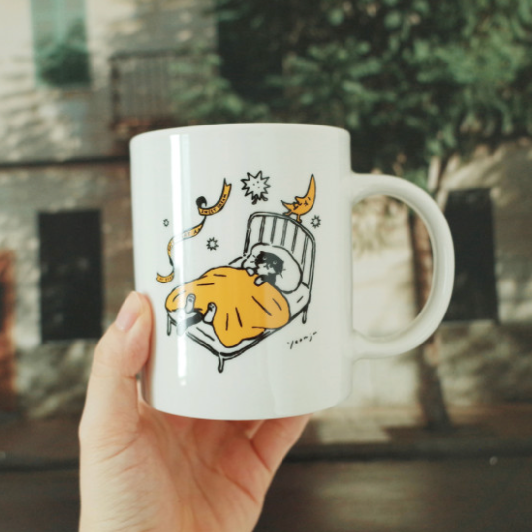 ｜HUGINN AND MUNINN｜ Good Night Mug 350ml