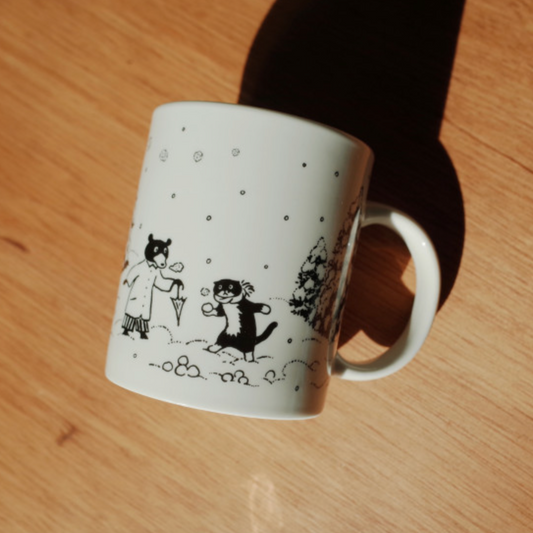 ｜HUGINN AND MUNINN｜ Snowy Day Mug 350ml