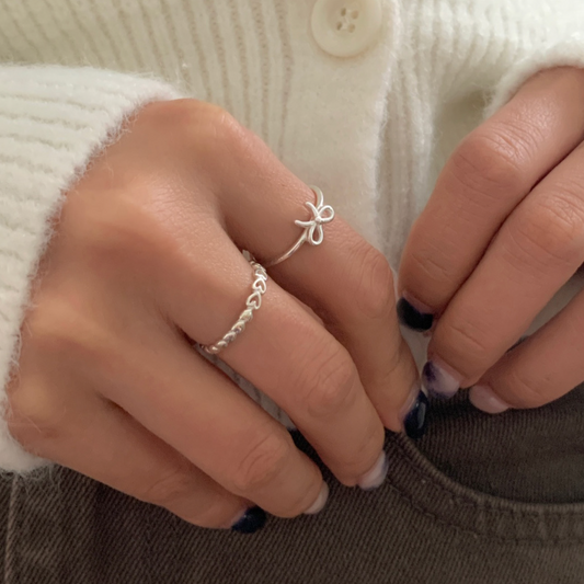 ｜SOYE PI-NE｜ (silver925) Netty Heart Silver Ring
