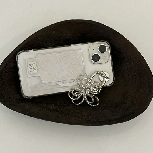 ｜Loumoi｜ Present series : WOOL LOVE / Ivory Card Case / MagSafe Phone Case