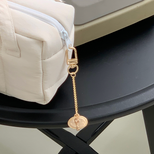 ｜OLIVET｜ Lock-Key Key Chain (Silver, Gold)