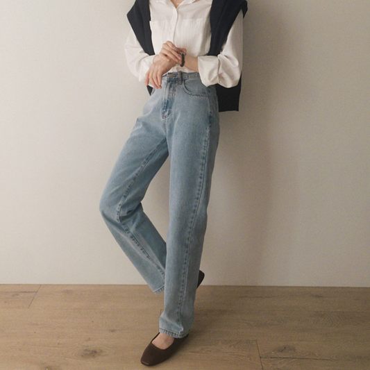 ｜SLOWAND｜ # SLOWMADE DAY Straight Denim Pants