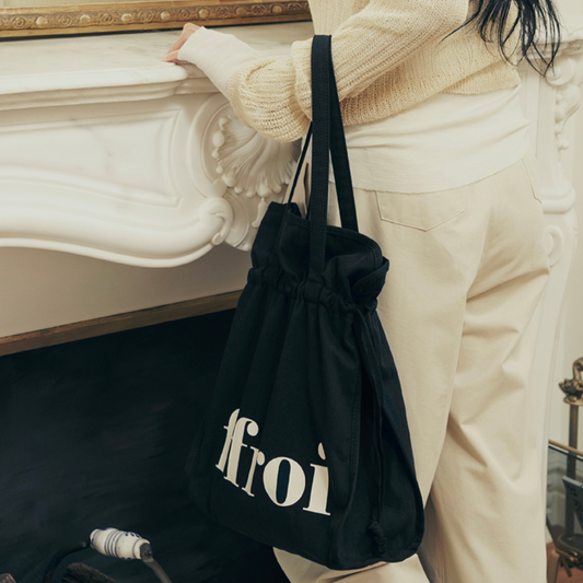 ｜FFROI｜ Eco Bag (Black)