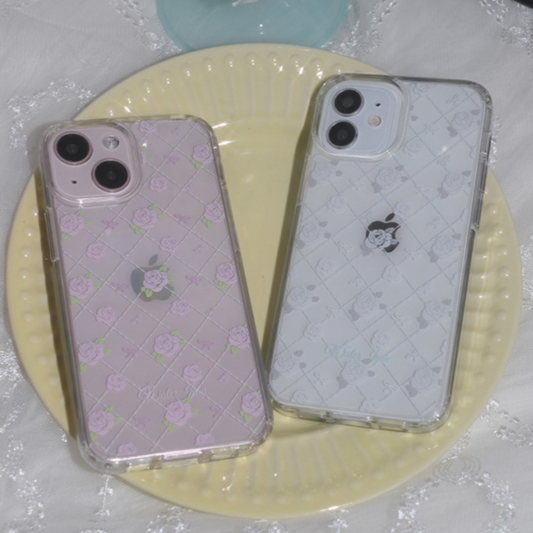 ｜WATERJEAN｜ Rose Garden (ver.2) Jelly Hard Case