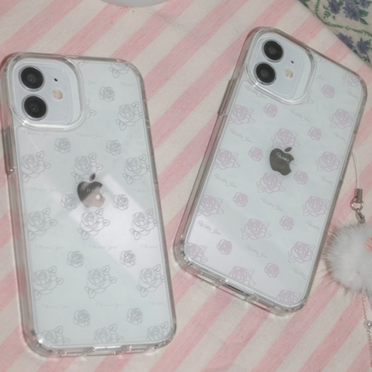 ｜WATERJEAN｜ Rose Garden (ver.1) Jelly Hard Case