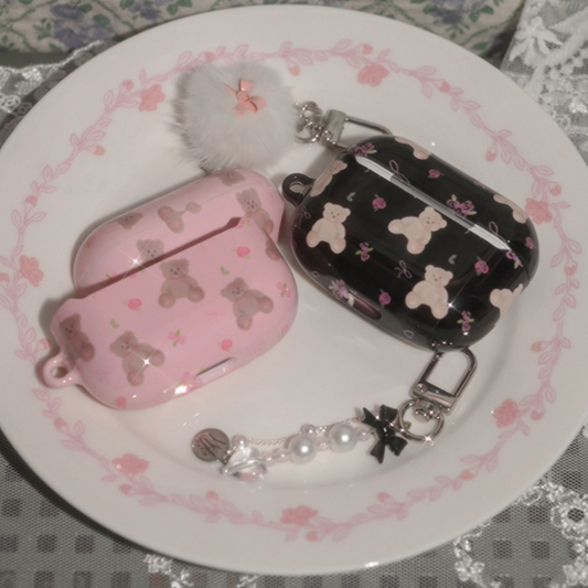 ｜WATERJEAN｜ Vintage Bear Airpods Case