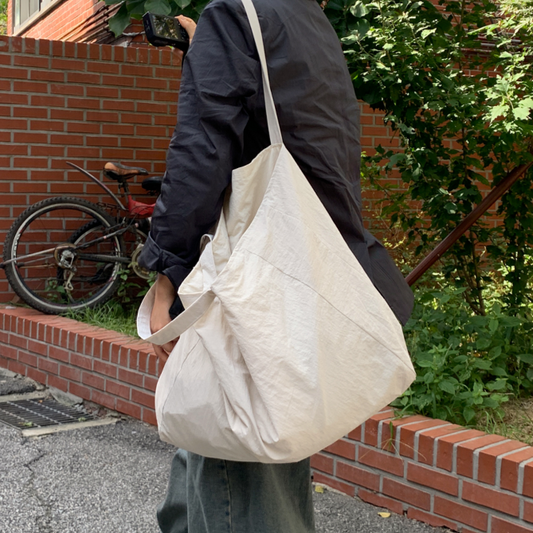 ｜nuaname｜ White Eco Bag