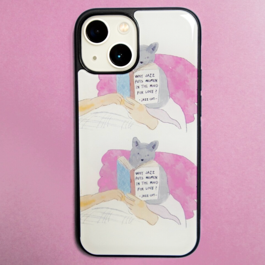｜JAZZ OR NOT｜ Thinking Cat Phone Case (4Types)
