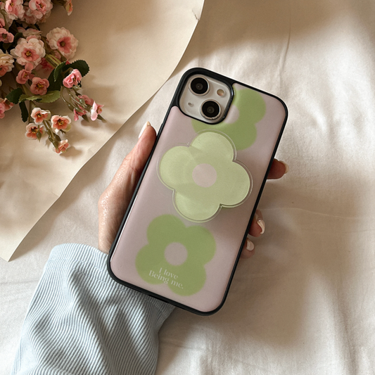 ｜Mademoment｜ Flower Drops Gradation Epoxy Phone Case