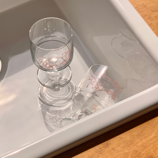 ｜OLIVET｜ Happy Unbirthday Drawing Wine Glass 300ml