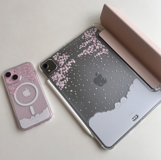 ｜skyfolio｜ Cherry Blossom Ipad Cover Case