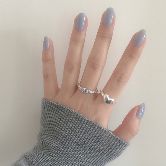 ｜moat｜ Rough Cubic Ring (Silver925)