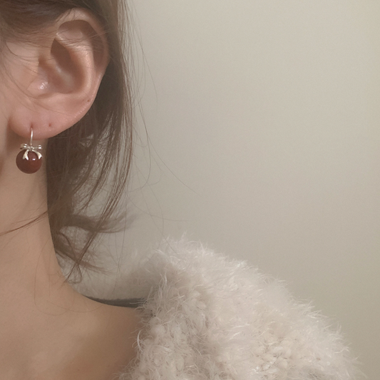 ｜moat｜ Jenny Ribbon Earring (Silver925)