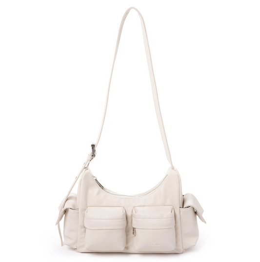 ｜SAMO ONDOH｜ Pocket Mug Bag M (Nappa Ivory)