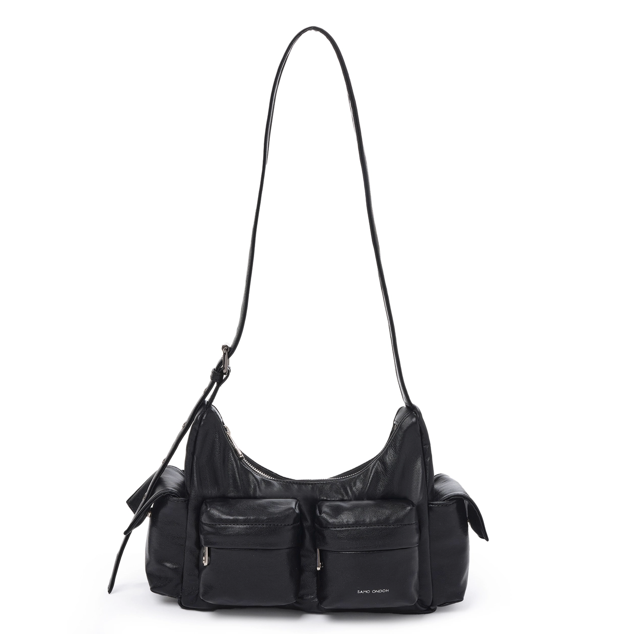 ｜SAMO ONDOH｜ Pocket Mug Bag M (Nappa Black)
