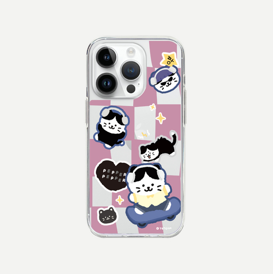 ｜TETEUM｜ CHECKER BOARD PEPPER CASE