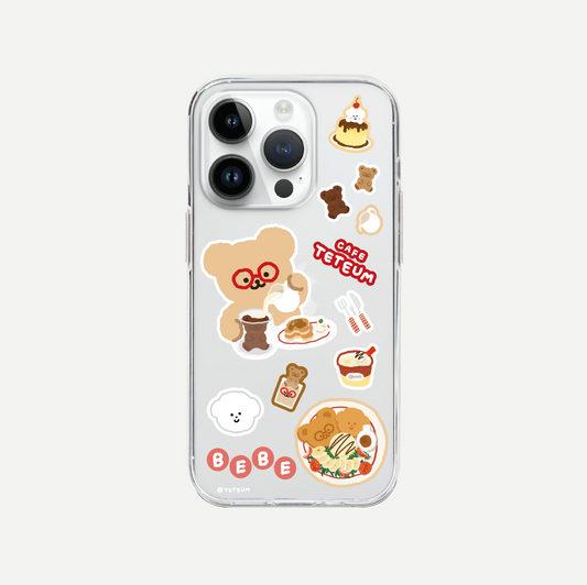 ｜TETEUM｜ CAFE TETEUM PHONE CASE
