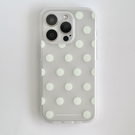 ｜whatiwon｜ Dots Ribbon Case
