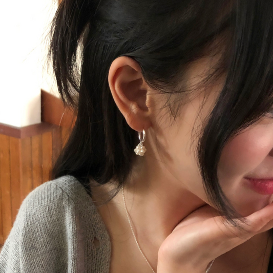 ｜DUNGEUREON｜ Merry Freshwater One Touch Earrings